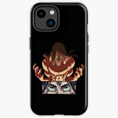 Eren Yeager Titan Form Attack On Titan Anime Art Iphone Case