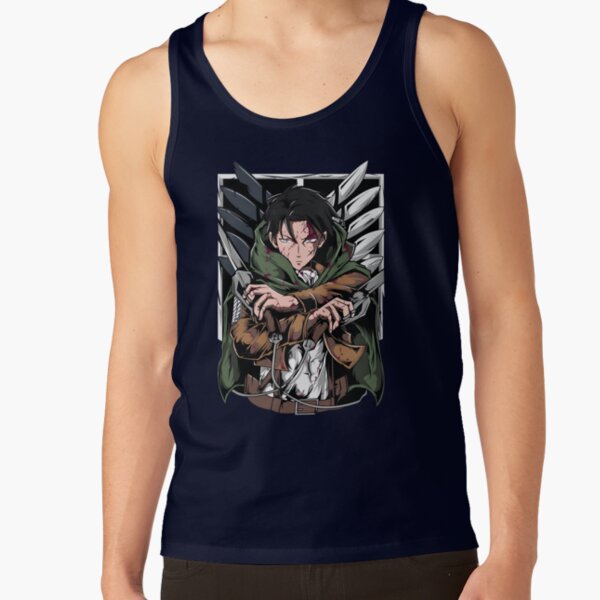 Levi Ackerman Tank Top - Image 5