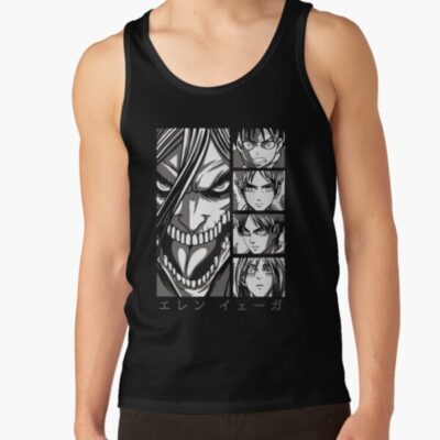 Eren Yeager Attack On Titan Shingeki No Kyojin Tank Top