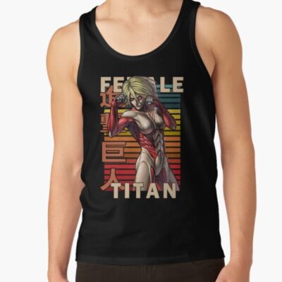 The Female Titan Annie Leonhart Retro Anime Design Tank Top