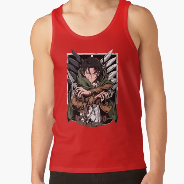 Levi Ackerman Tank Top - Image 4