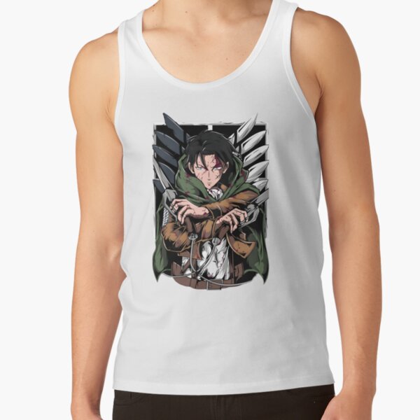 Levi Ackerman Tank Top - Image 2