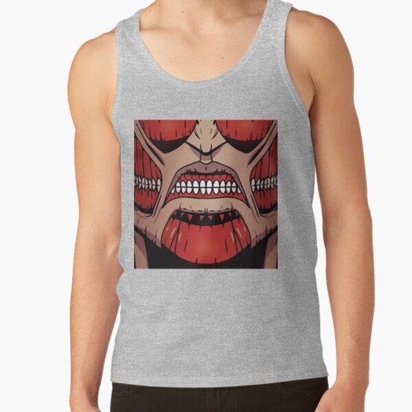 Snk Titan Colossal Mouth Tank Top - Image 3
