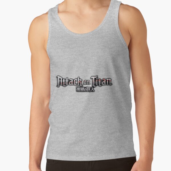 Attack On Titan Logo Minimal Tank Top - Image 4