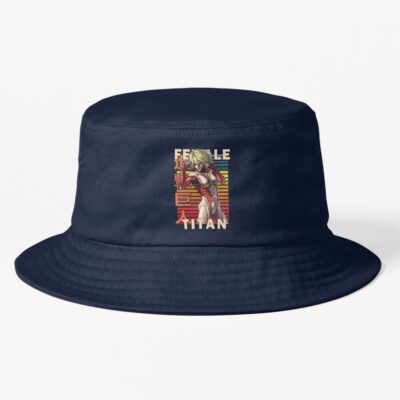 The Female Titan Annie Leonhart Retro Anime Design Bucket Hat