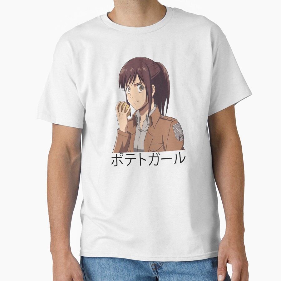 Potato Girl %e3%83%9d%e3%83%86%e3%83%88%e3%82%ac%e3%83%bc%e3%83%ab T-shirt - Image 2