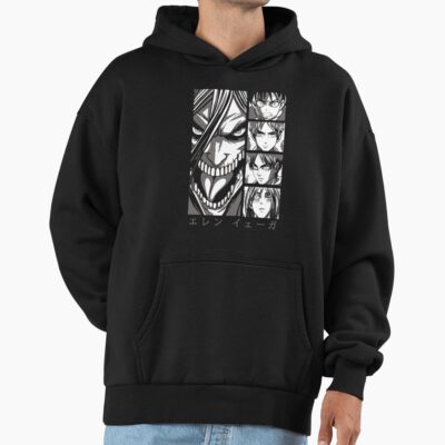 Eren Yeager Attack On Titan Shingeki No Kyojin Hoodie