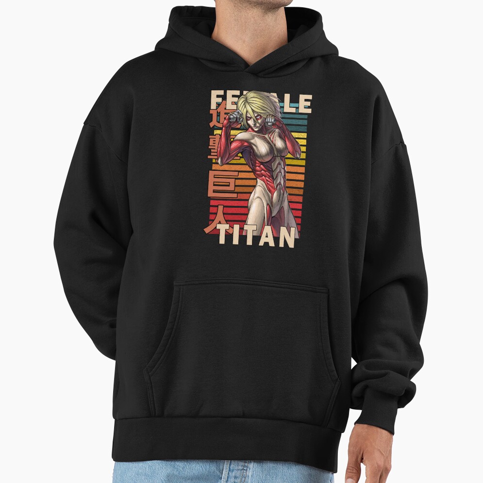 The Female Titan Annie Leonhart Retro Anime Design Hoodie
