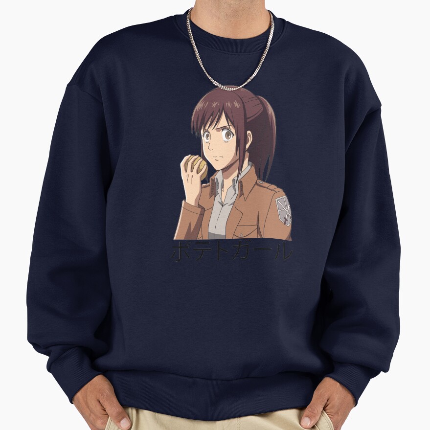 Potato Girl %e3%83%9d%e3%83%86%e3%83%88%e3%82%ac%e3%83%bc%e3%83%ab Sweatshirt - Image 5