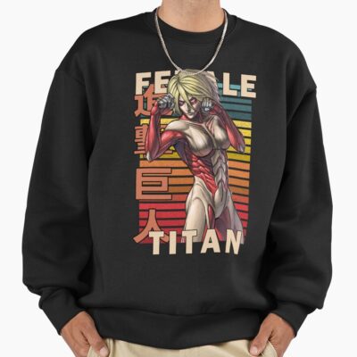 The Female Titan Annie Leonhart Retro Anime Design Sweatshirt