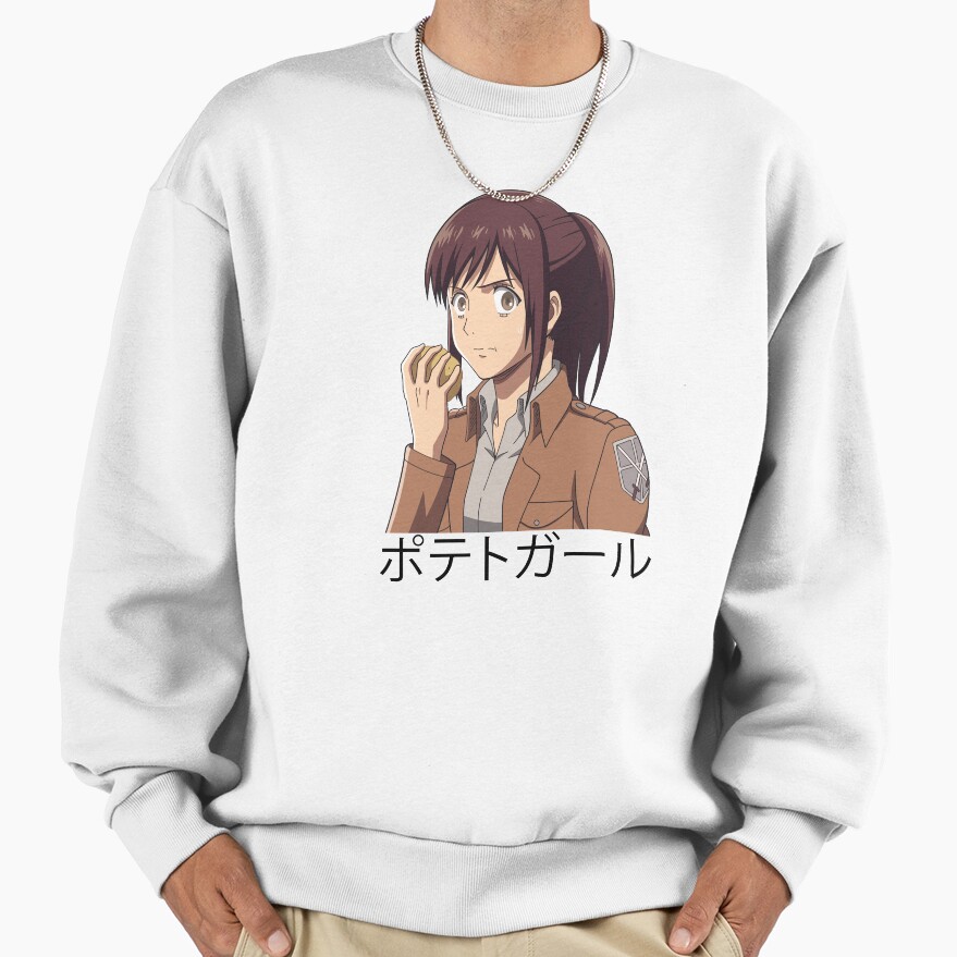 Potato Girl %e3%83%9d%e3%83%86%e3%83%88%e3%82%ac%e3%83%bc%e3%83%ab Sweatshirt - Image 2