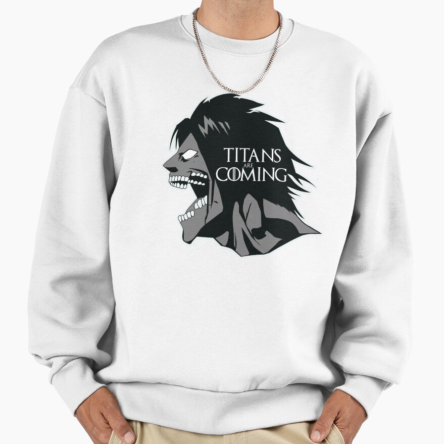 Titans Are Coming Attack On Titan Parody Tee Sweatshirt - Image 2
