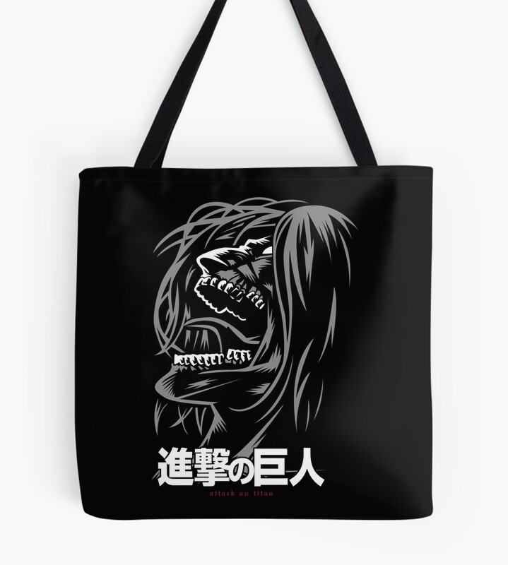 Attack Titan Digital Illustration Tote Bag