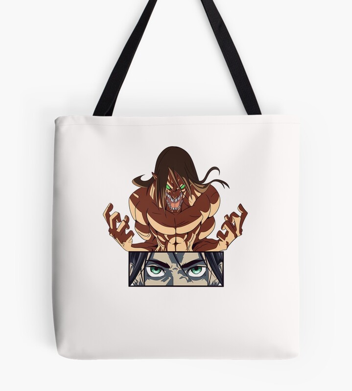 Eren Yeager Titan Form Tote Bag