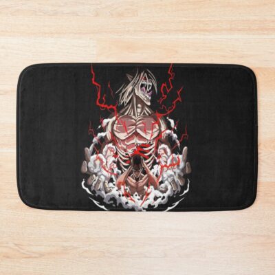Attack On Titan Eren Fan Bath Mat