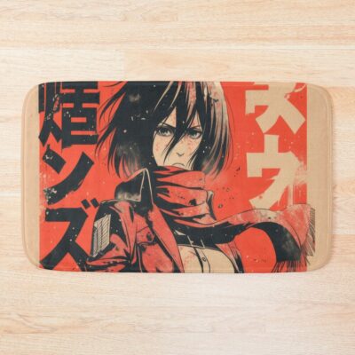 Mikasa Vintage Grunge Orange Bath Mat