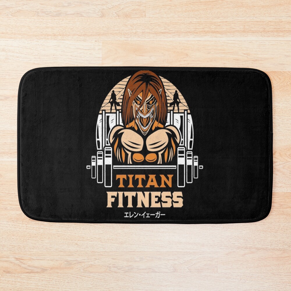 Attack On Fitness Bath Mat