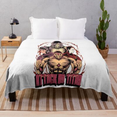 Attack On Titan Throw Blanket