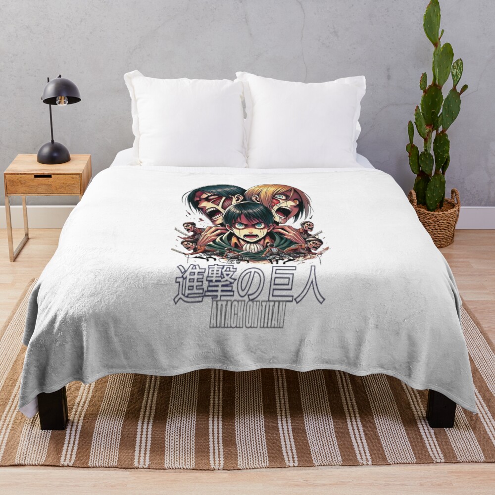 Attack On Titan New Throw Blanket