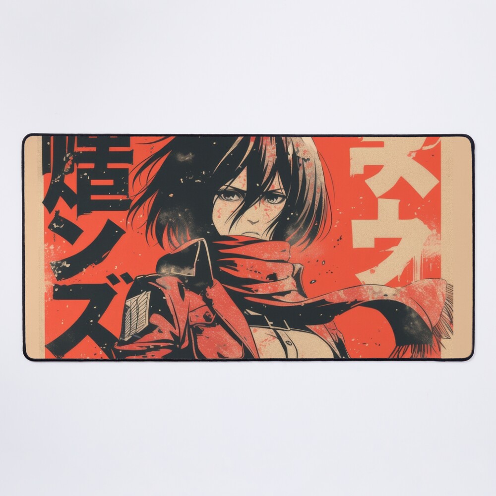 Mikasa Vintage Grunge Orange Mouse Pad