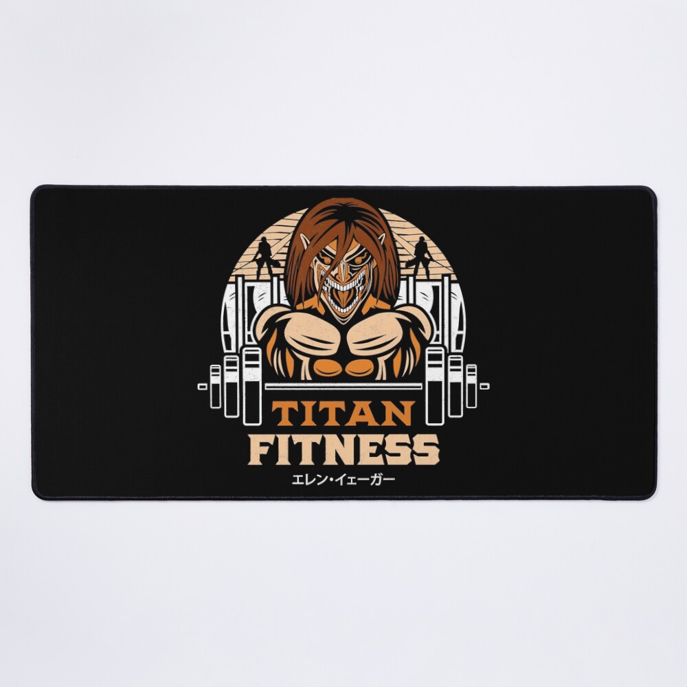 Attack On Fitness Mouse Pad
