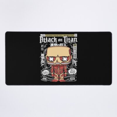 Attack On Titan The Colossus Titan Shingeki No Kyojin Cho Ogata Kyojin The World Is Merciless And It S Also Very Beautiful Anime Manga Mouse Pad