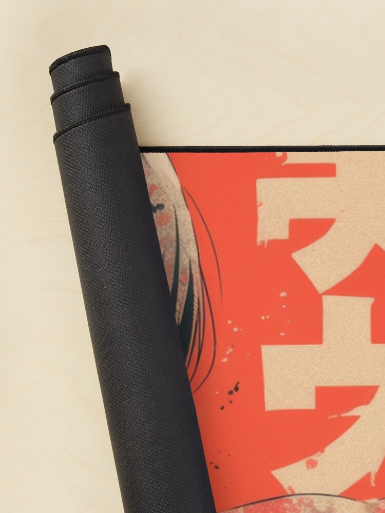 Mikasa Vintage Grunge Orange Mouse Pad - Image 2
