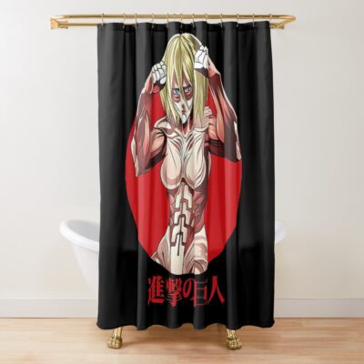 Attack On Titan Female Titan Shower Curtain