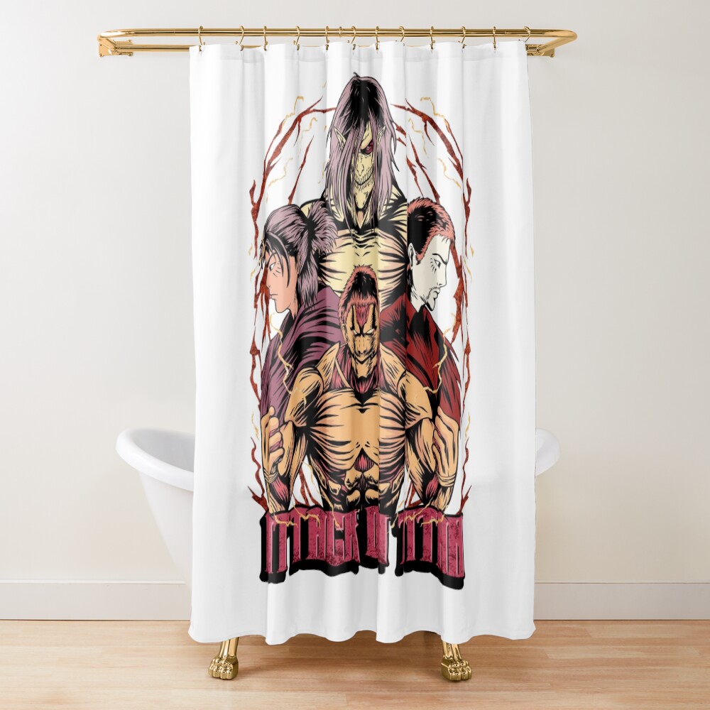 Attack On Titan Shower Curtain