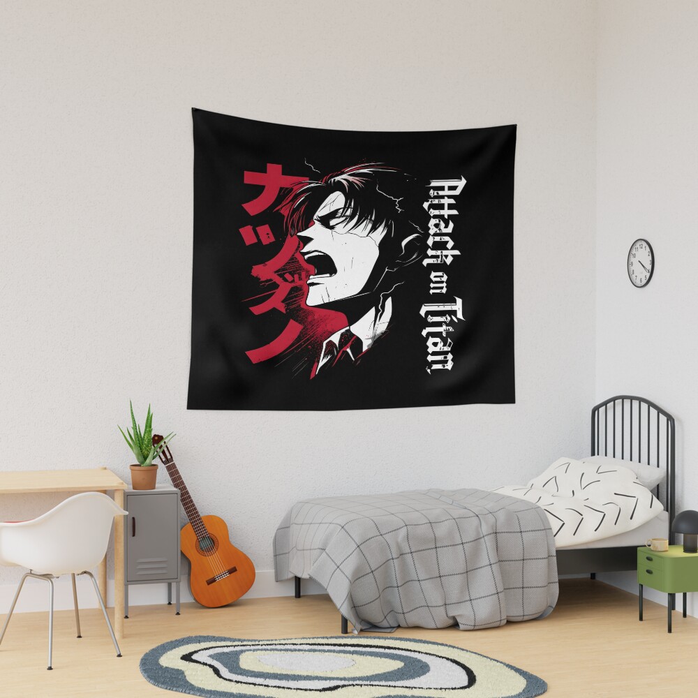 Attack On Tittan Levi Tapestry