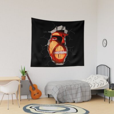 Titan In The Wall Tapestry