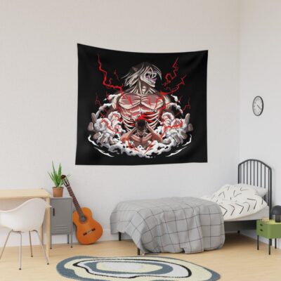 Eren Yeager Attack Tapestry