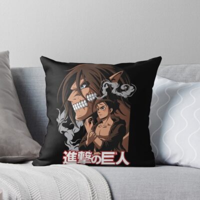 Eren Yeager Classic Throw Pillow