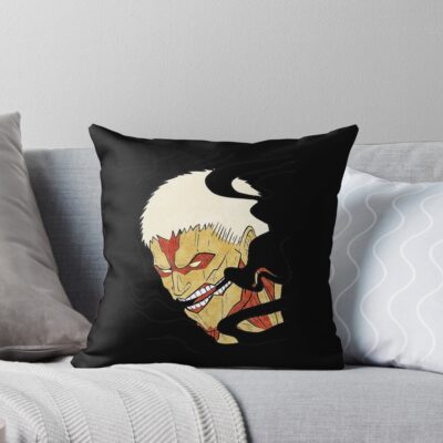 Armored Titan Throw Pillow