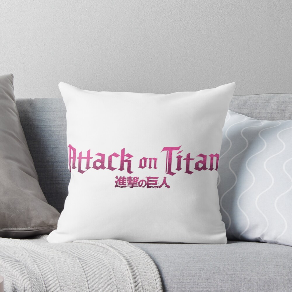 Attack On Titan Throw Pillow
