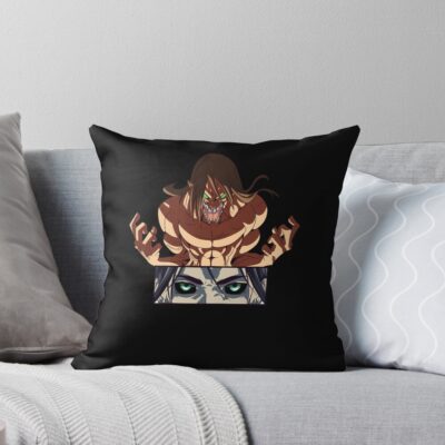 Eren Yeager Hottrend Throw Pillow
