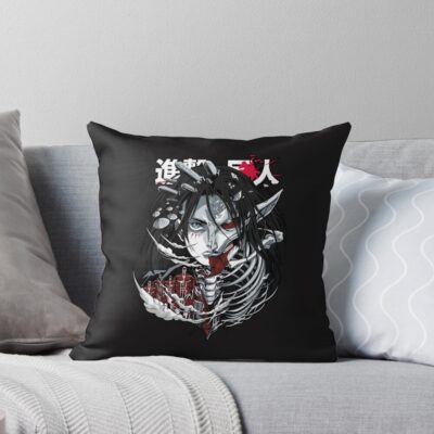 Attack On Tittan V5 Ex Throw Pillow