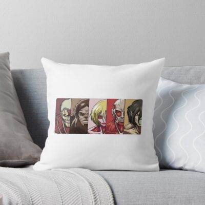 Aot Mousepad Throw Pillow