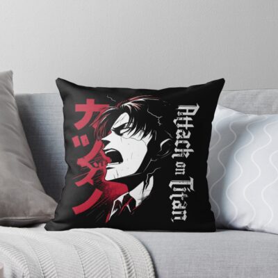 Attack On Tittan Levi Throw Pillow