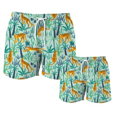Father Son Matching Swim Trunks, Father & Son Matching Swimsuit, Dad and Son Matching Swim Trunks, Father Son Matching Outfit, Dad Gift