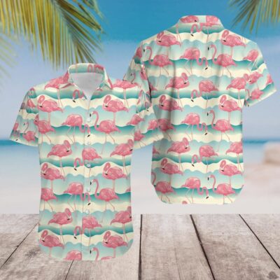 Flamingo Hawaiian Shirt, Flamingo Lover Shirt, Summer Hawaiian Shirt, Hawaii Shirt for Men and Women, Flamingo Lover Gifts